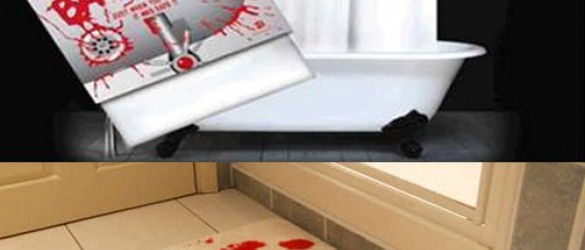 Escena del crimen en el baño