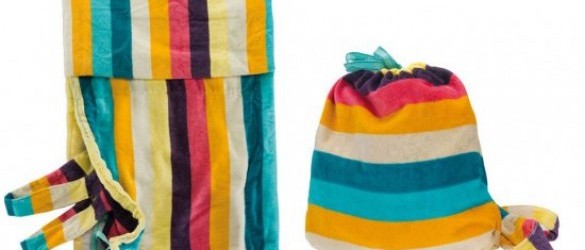 toallón de playa - mochila