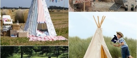 Tipis para pequeños nómadas