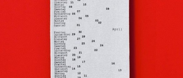 Calendario textil