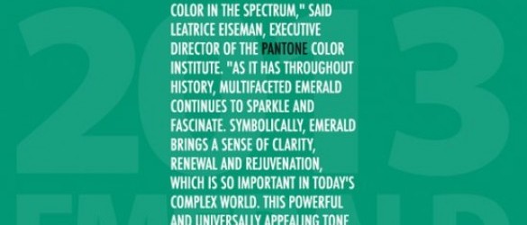 Global colores PANTONE  ha anunciado el Color del Año 2013