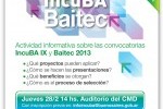  1° Charla informativa para IncuBA y Baitec