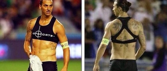 Zlatan Ibrahimovic y su peculiar ropa interior