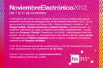 Noviembre Electrónico 2013