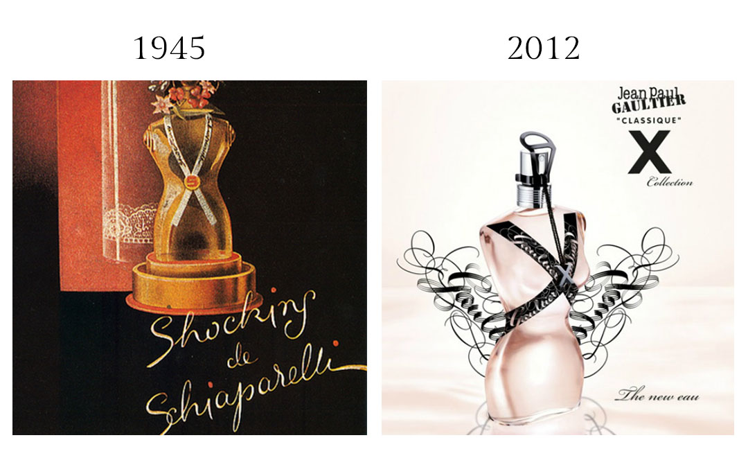 Elsa Schiaparelli y Jean Paul Gaultier